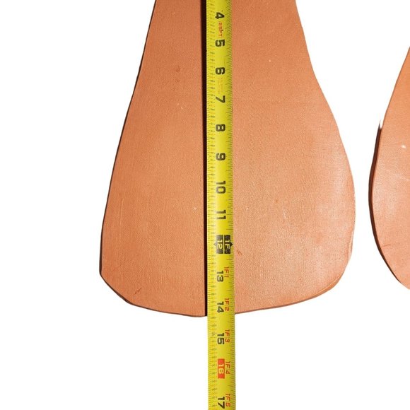 Terra Cotta Clay Tiles Signed Ruth 07 Native Children Boy Girl Leather Hanger - Picture 6 of 7